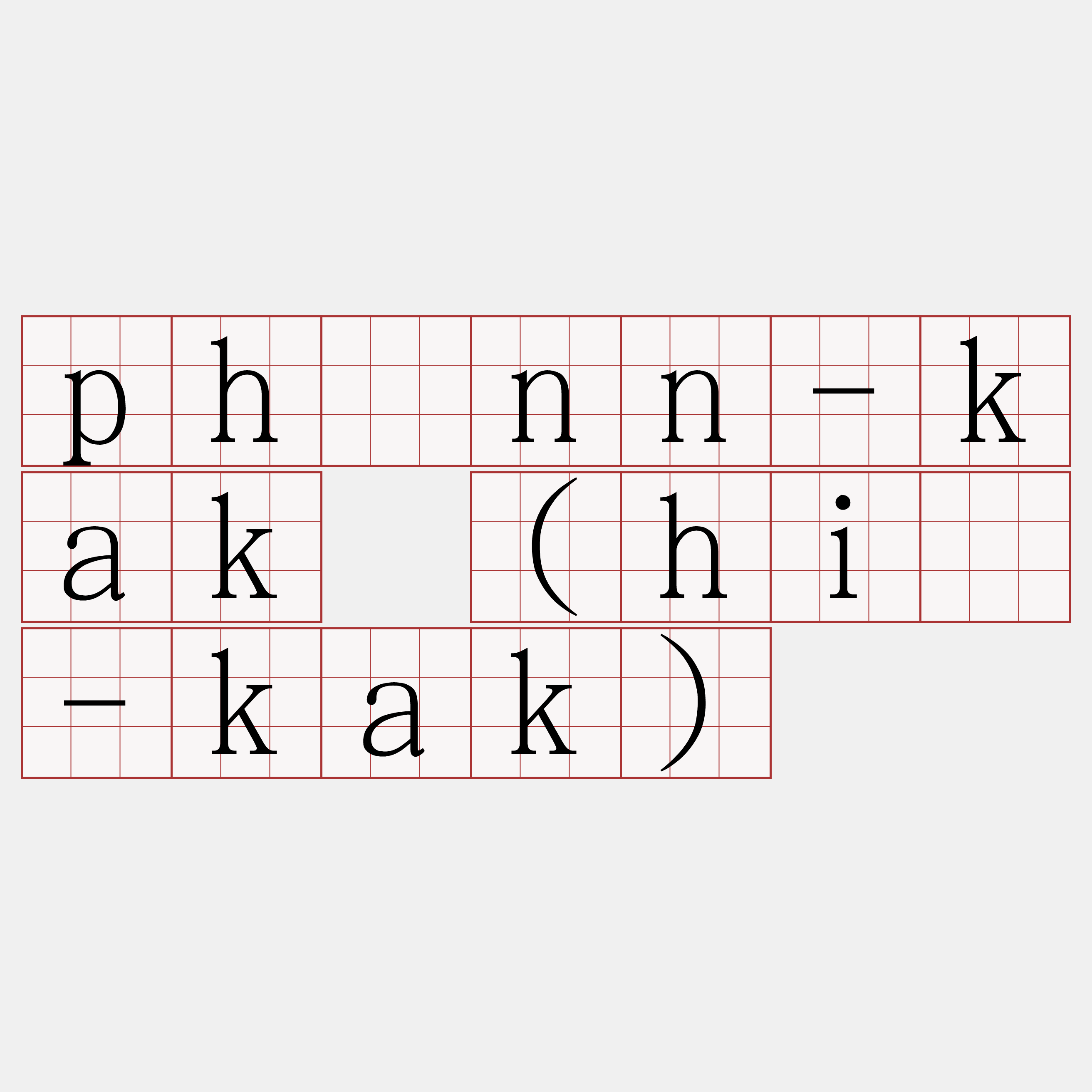 phīnn-kak (hiù-kak)